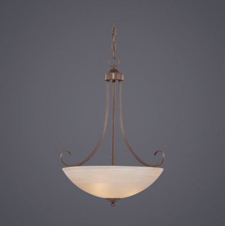 C186-25323-OB By Jeremiah Lighting-Raleigh Collection Old Bronze Finish 3 Lt Inv Pendant Ob 