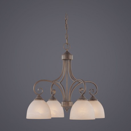 C186-25324-OB By Jeremiah Lighting-Raleigh Collection Old Bronze Finish 4 Lt Chandelier Ob 