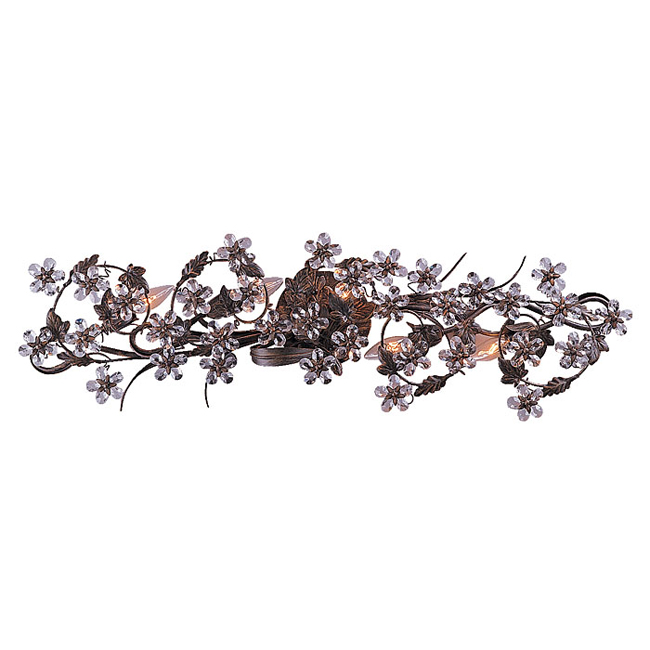 C193-5307-DR By Crystorama Lighting-Paris Flea Collection Dark Rust Finish Bath Bar