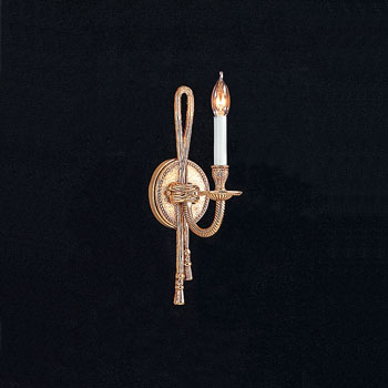 C193-651-OB By Crystorama Lighting-Cortland Collection Olde Brass Finish Wall Sconce