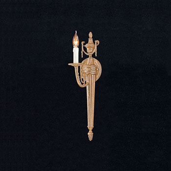 C193-661-MB By Crystorama Lighting-Cortland Collection Matte Brass Finish Wall Sconce