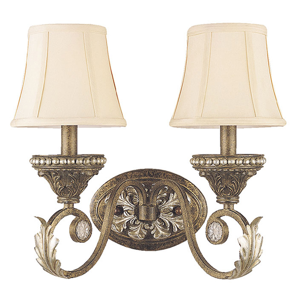C193-6722-WP By Crystorama Lighting-Roosevelt Collection Weathered Patina Finish Wall Sconce