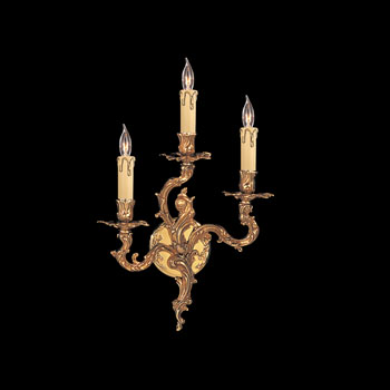 C193-703-OB By Crystorama Lighting-Cortland Collection Olde Brass Finish Wall Sconce