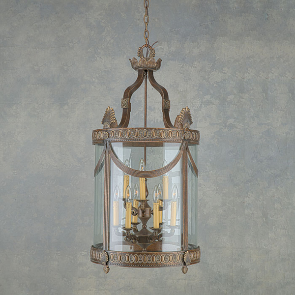 C193-9410-ES By Crystorama Lighting-Regal Collection Espresso Finish Lantern