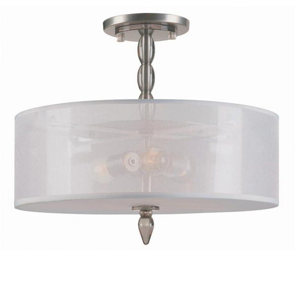 C193-9505-SN By Crystorama Lighting-Luxo Collection Satin Nickel Finish Chandelier