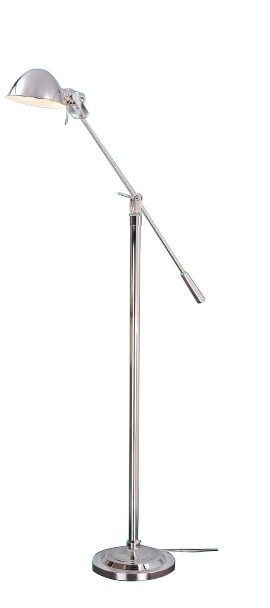 C195-FX2011 - By Laura Ashley Lighting - Linton Collection Shiny Silver Finish Linton Complete Lamp