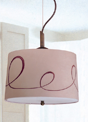 C195-PX2913 - By Laura Ashley Lighting - Preston Collection Gold Laced Cafe Finish Preston Complete Pendant