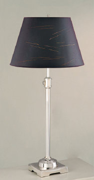 C195-TST110/SLB23013 - By Laura Ashley Lighting - State Street Collection Shiny Silver Finish Adjustable Accent Lamp Base