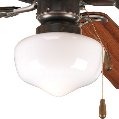 C197-P2601-20 By Progress Lighting-AirPro Collection Antique Bronze Finish 1-60W Med Fan Light Kit