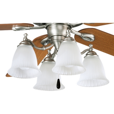 C197-P2625-81 By Progress Lighting-Renovations Collection Antique Nickel Finish Fan Light Kit