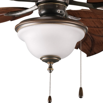C197-P2636-20 By Progress Lighting-Ashmore Collection Antique Bronze Finish 2 Lt In/Outdoor Fan Light Kit