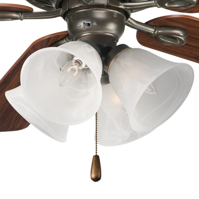 C197-P2643-20 By Progress Lighting-Air Pro Collection Antique Bronze Finish 4-Lt. Universal Fan Light Kit