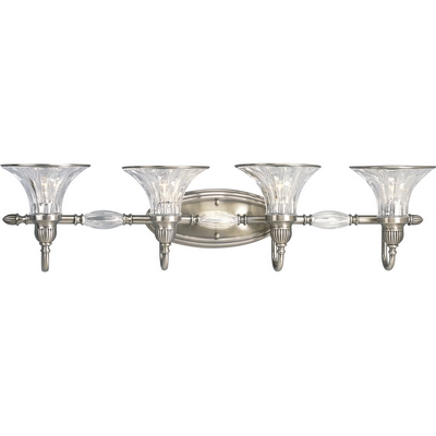 C197-P2728-101 By Progress Lighting-Roxbury Collection Classic Silver Finish Bath Brkt 4-100