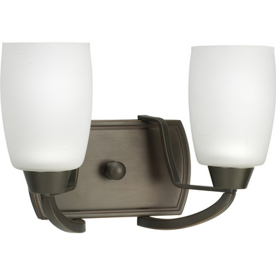 C197-P2795-20 By Progress Lighting-Westin Collection Antique Bronze Finish 2-Lt. Bath