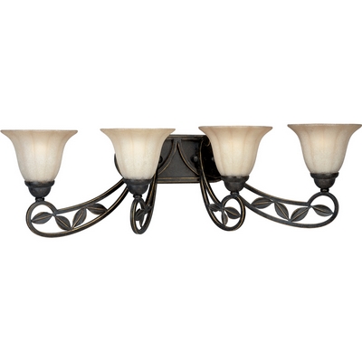 C197-P2969-84 By Progress Lighting-Le Jardin Collection Espresso Finish 4-100W Bath Brkt