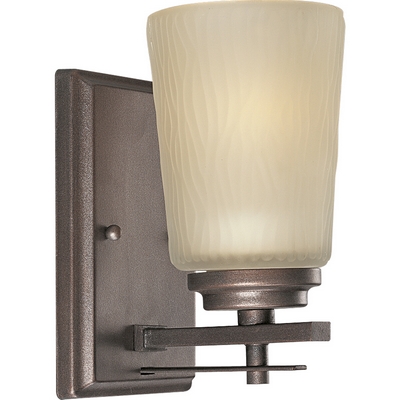 C197-P3092-88 By Progress Lighting-Riverside Collection Heirloom Finish 1-100W Med Bath