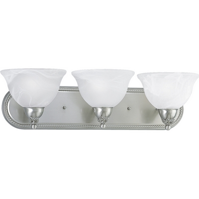 C197-P3155-09EBWB By Progress Lighting-Avalon Collection Brushed Nickel Finish Bath Bracket