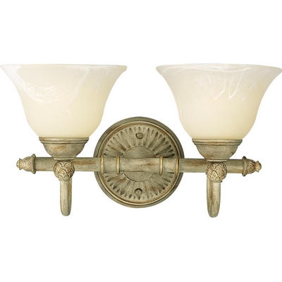 C197-P3205-42 By Progress Lighting-Savannah Collection Seabrook Finish 2-100W Med Bath