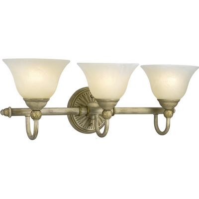 C197-P3206-42 By Progress Lighting-Savannah Collection Seabrook Finish 3-100W Med Bath