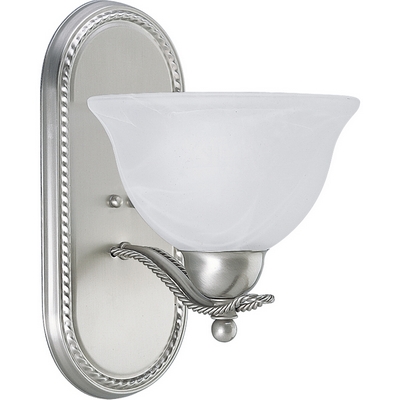 C197-P3266-09 By Progress Lighting-Avalon Collection Brushed Nickel Finish 1 Lt-100W Med Bath
