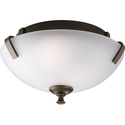 C197-P3290-20 By Progress Lighting-Westin Collection Antique Bronze Finish 2-Lt. Flushmount