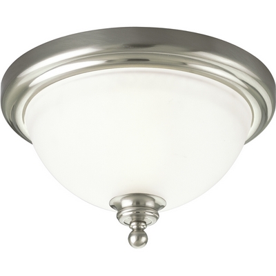 C197-P3311-09 By Progress Lighting-Madison Collection Brushed Nickel Finish 1-60W Close To Clg