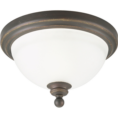 C197-P3311-20 By Progress Lighting-Madison Collection Antique Bronze Finish 1-60W Close To Clg