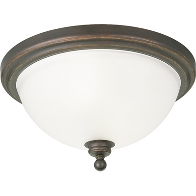 C197-P3312-20 By Progress Lighting-Madison Collection Antique Bronze Finish 2-60W Close To Clg