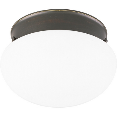 C197-P3408-20 By Progress Lighting-CTC-Acrylic Globe Collection Antique Bronze Finish 1-60W Close To Clg