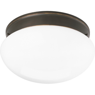 C197-P3412-20 By Progress Lighting-CTC-Acrylic Globe Collection Antique Bronze Finish 2-75W Close To Clg