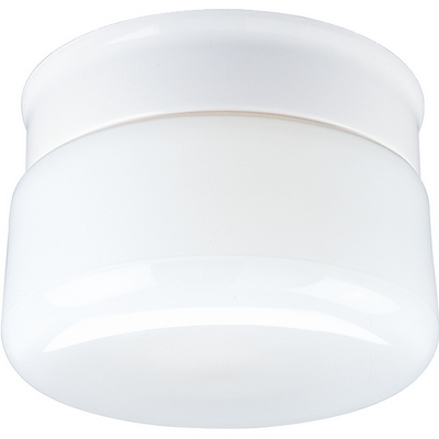 C197-P3516-30 By Progress Lighting-CTC-Melon-Etched Collection White Finish 1-60W Med Fitter