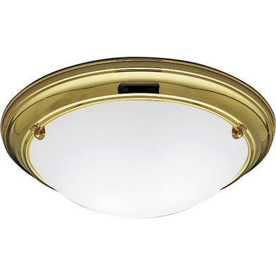 C197-P3561-10 By Progress Lighting-Eclipse Collection Polished Brass Finish 2-60W Med Close