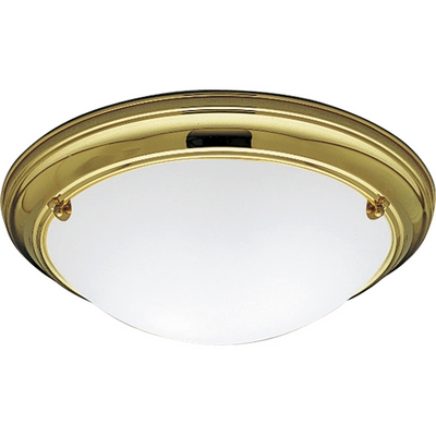 C197-P3562-10EB By Progress Lighting-Eclipse Collection Polished Brass Finish 2-13W Fl Ctc 1