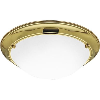 C197-P3564-10EB By Progress Lighting-Eclipse Collection Polished Brass Finish 3-13W Fl Ctc 1
