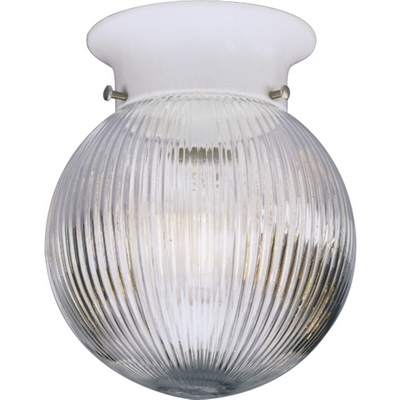 C197-P3599-30 By Progress Lighting-CTC-Acrylic Globe Collection White Finish 1-60W Med Fitter
