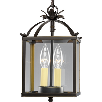 C197-P3690-20 By Progress Lighting-Foyer-Cl Decorative Collection Antique Bronze Finish 2-Lt. Foyer