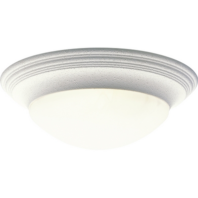 C197-P3697-30 By Progress Lighting-CTC-Acrylic Globe Collection White Finish 3-60W Close To Clg 