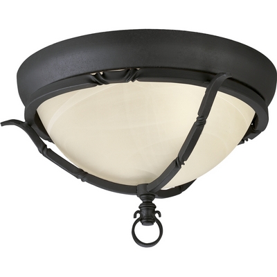 C197-P3837-80 By Progress Lighting-Santiago Collection Forged Black Finish CLOSE TO CLG