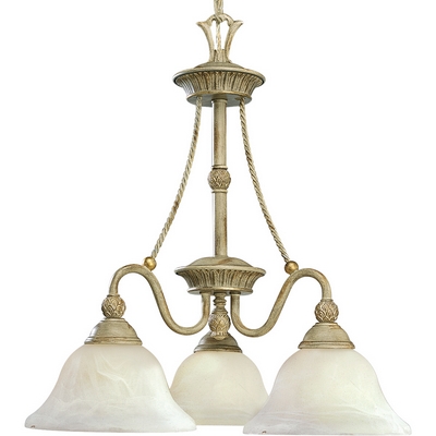 C197-P4007-42 By Progress Lighting-Savannah Collection Seabrook Finish 3-100W Med Chand