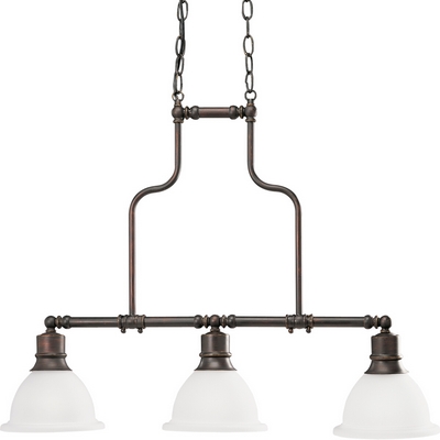 C197-P4282-20 By Progress Lighting-Madison Collection Antique Bronze Finish 3-100W Chandelier