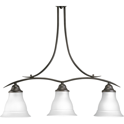 C197-P4325-20 By Progress Lighting-Trinity Collection Antique Bronze Finish 3-100 Chandelier 
