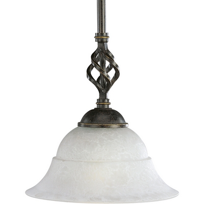 C197-P5000-84 By Progress Lighting-Melbourne Collection Espresso Finish 1-75W Mini Penda