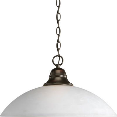 C197-P5084-20 By Progress Lighting-Pavilion Collection Antique Bronze Finish 1-150W Med Pendant
