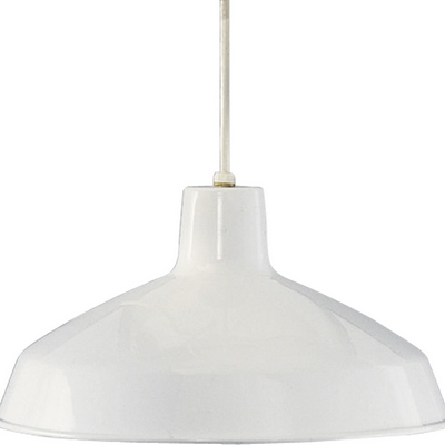 C197-P5094-30 By Progress Lighting-Pendant-Metal Collection White Finish 1-150W Med Penda