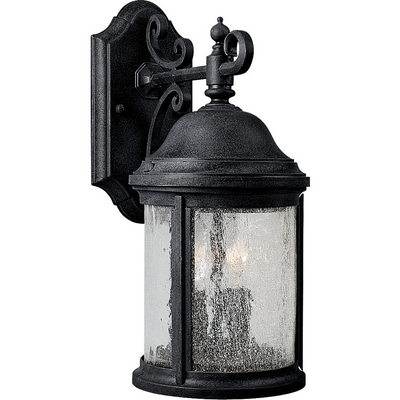C197-P5649-31 By Progress Lighting-Ashmore Collection Textured Black Finish 2-60W Cand Wall