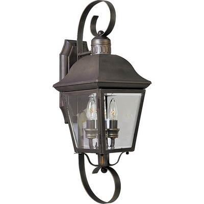 C197-P5688-20 By Progress Lighting-Andover Collection Antique Bronze Finish 2 Lt-60W Cand Wall