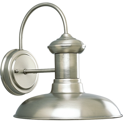 C197-P5722-81 By Progress Lighting-Brookside Collection Antique Nickel Finish 1-100W Med Wall