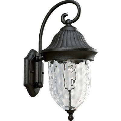 C197-P5828-31 By Progress Lighting-Coventry Collection Textured Black Finish 1-100W Med Wall