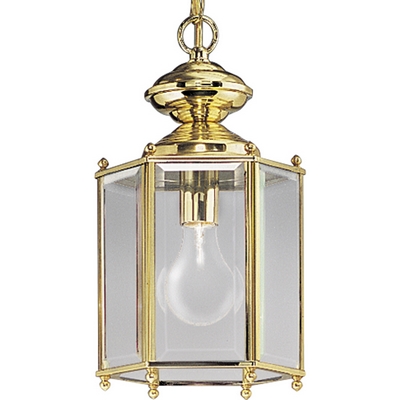 C197-P5834-10 By Progress Lighting-BrassGUARD Lantern Collection Polished Brass Finish 1-100W Med Ch Hu