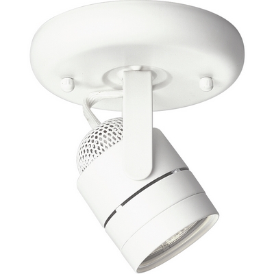 C197-P6146-30WB By Progress Lighting-Directional Collection White Finish 50W Adj Wall/Clg